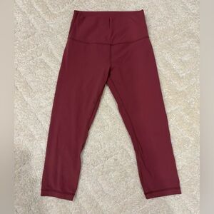 lululemon athletica crop legging size 8